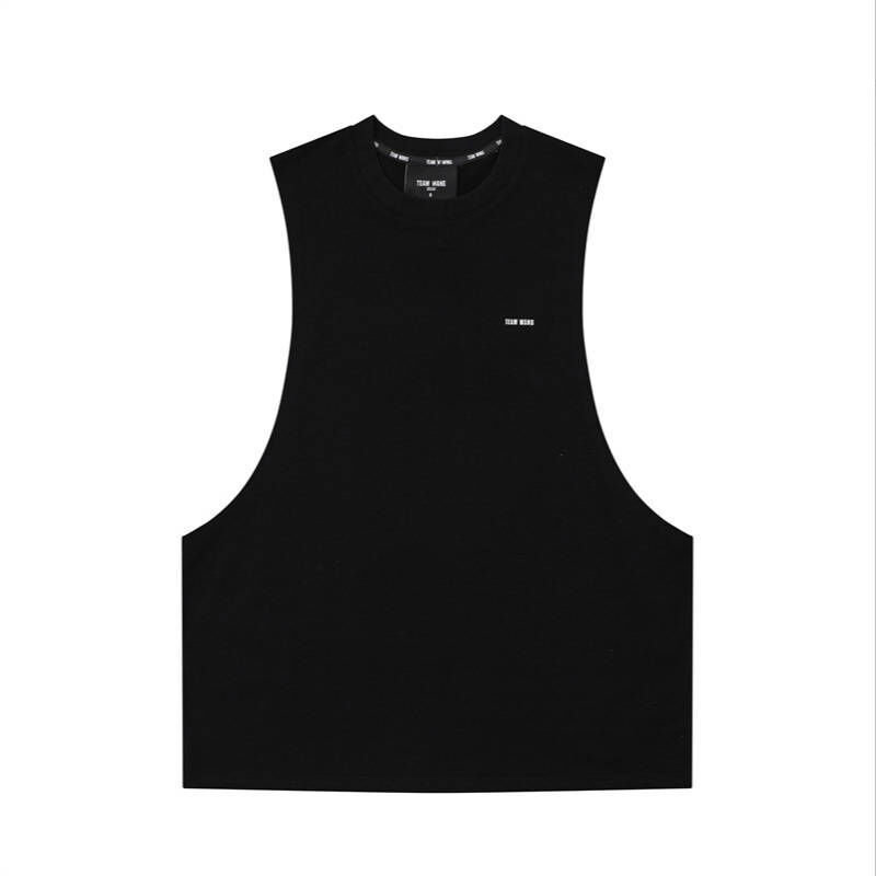 TEAM WANG 王嘉爾同款初代矽膠字母無袖坎肩男女百搭背心