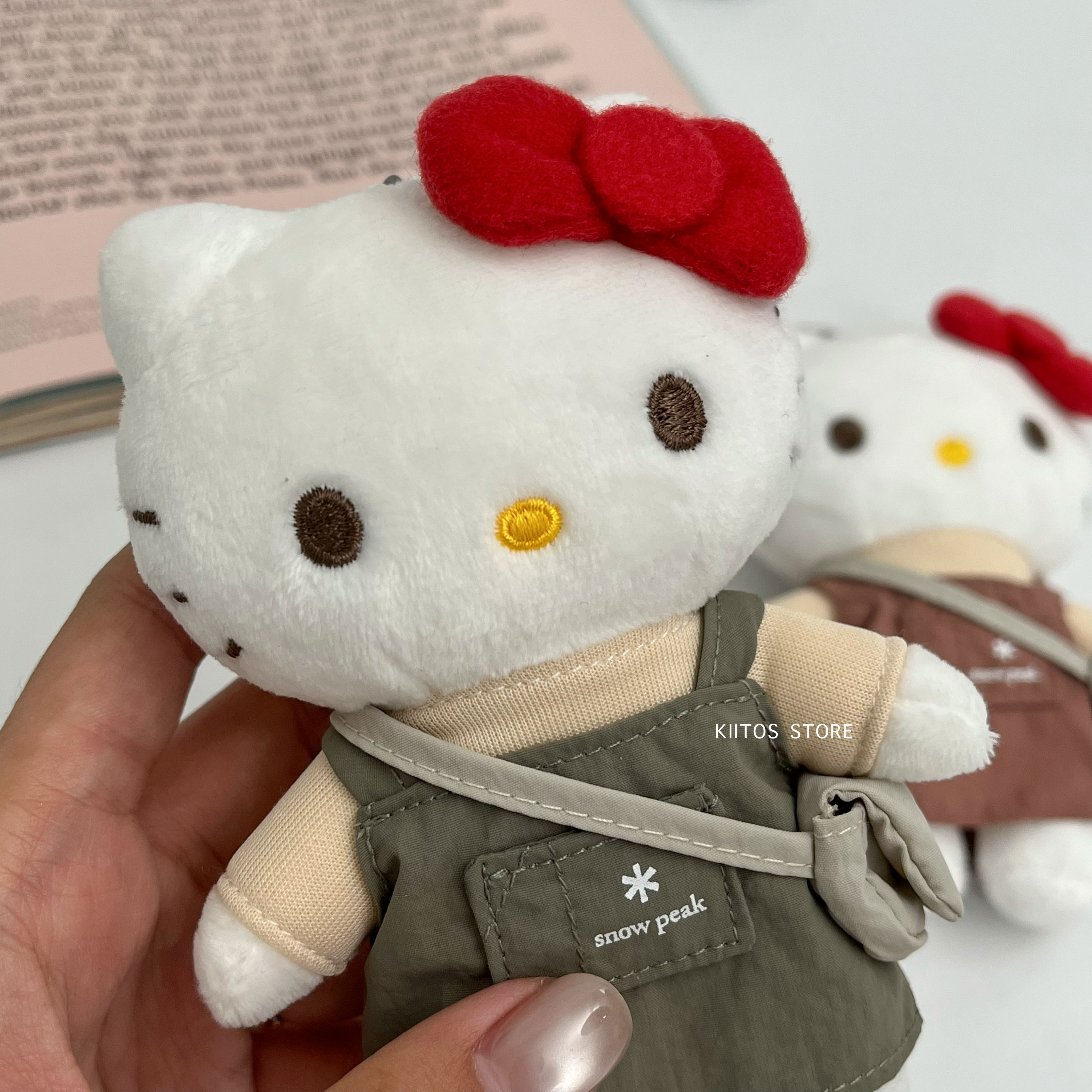 【現貨】韓國代購 Snow Peak x Hello Kitty 限量聯名 娃娃 鑰匙圈 吊飾