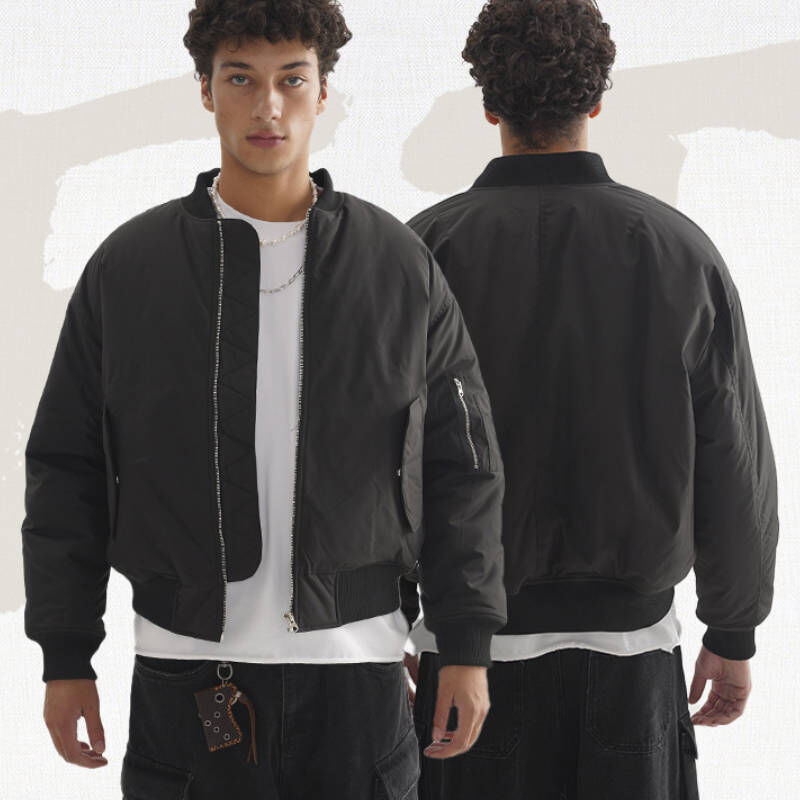 恨帥潮美式短版飛行員防水夾克外套