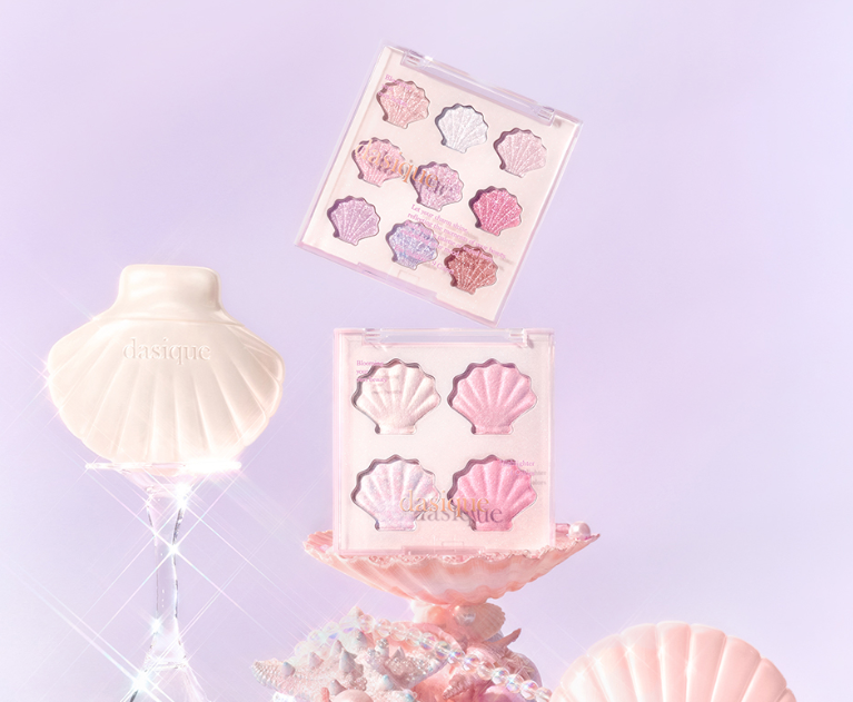 Dasique Shine Glow 美人魚高光盤 四宮格 四色 高光 亮片 細閃