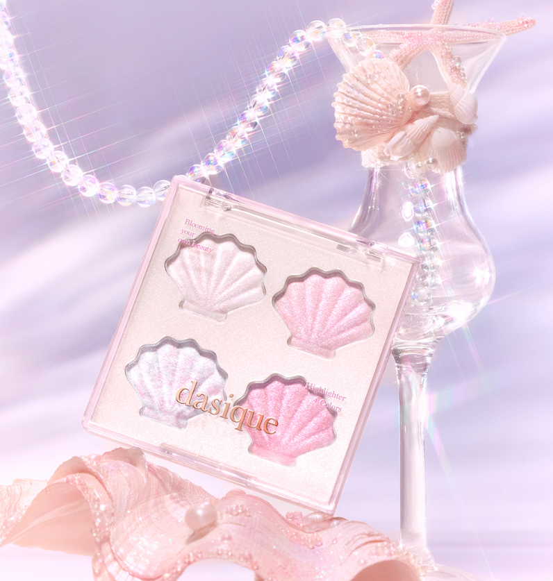 Dasique Shine Glow 美人魚高光盤 四宮格 四色 高光 亮片 細閃