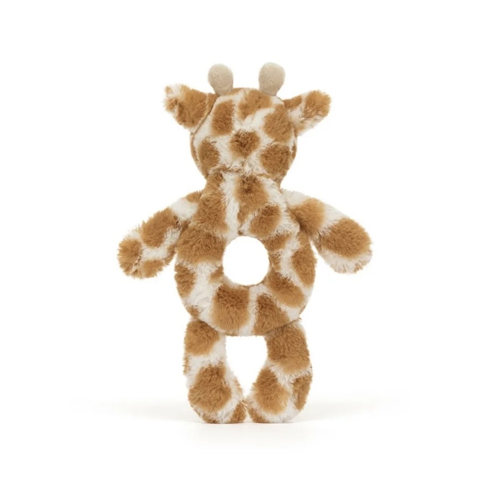 JELLYCAT Bashful Giraffe Ring Rattle 長頸鹿 手搖鈴