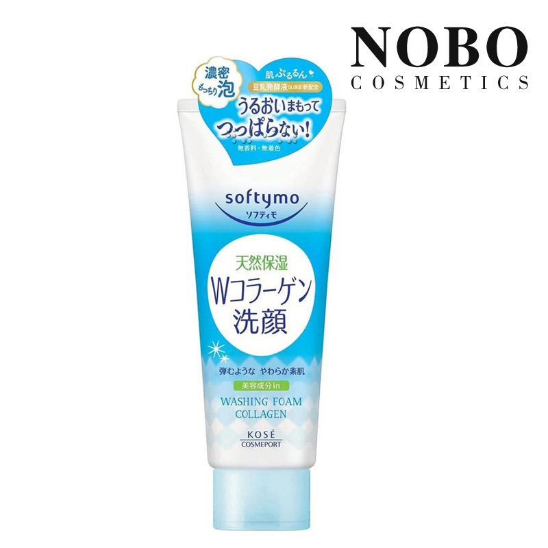 KOSÉ高絲 Softymo 天然保濕膠原蛋白洗顏潔面膏 150g(平行進口)