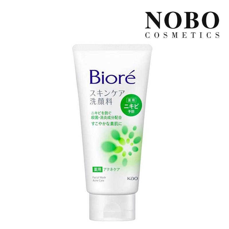 Bioré 碧柔  藥用抗痘潔面膏130g 暗瘡護理潔面膏 潔淨毛孔 暗瘡護理(平行進口)