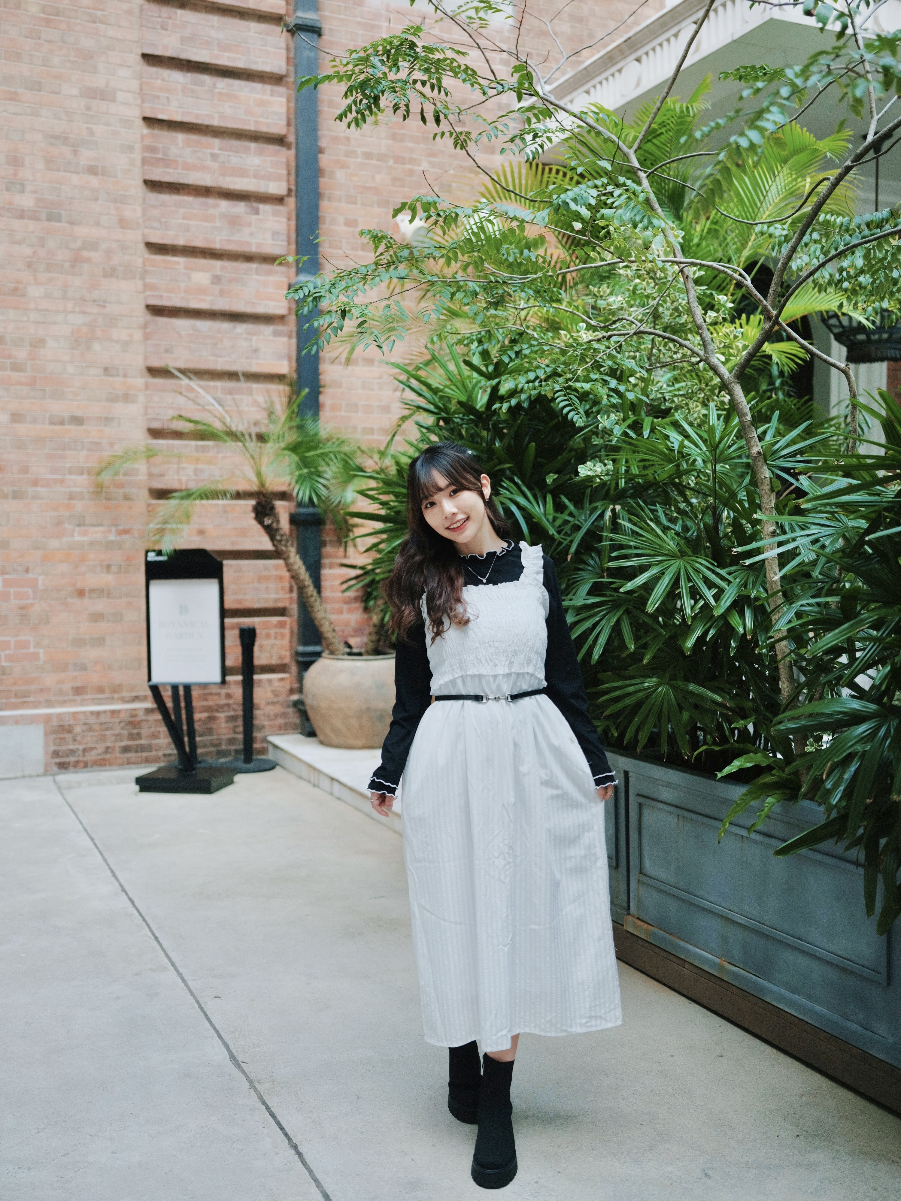 兩色 / 木耳肩帶度假感連身裙 / Smocked Ruffle Strap Vacation Sundress