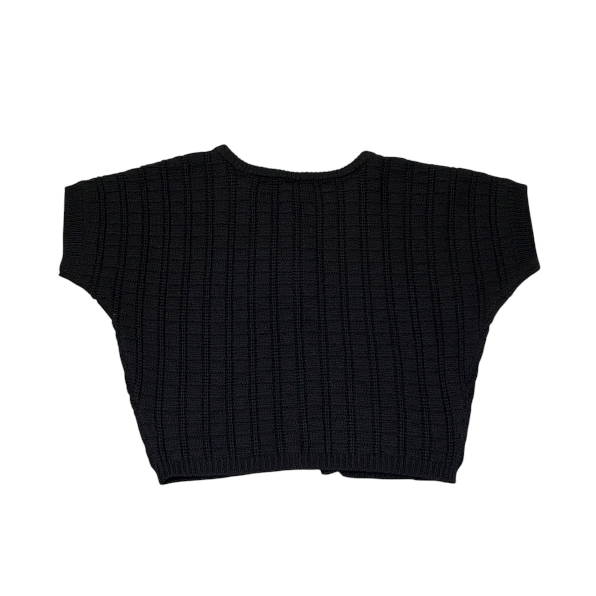 限時清倉價~全新DOLCE & GABBANA 黑色羊毛針織,小外套,小披肩, 40碼, FGC91K, D&G 冷氣外套 #BRAND NEW #香榭站正品