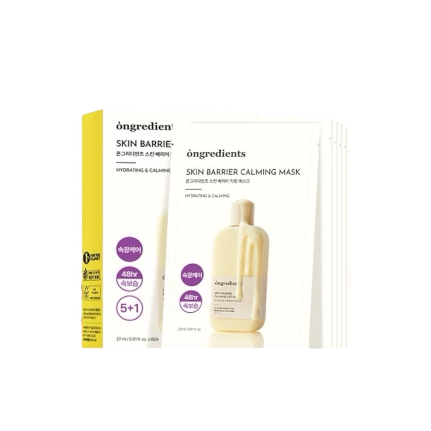 韓國ongredients溫麗慈 屏障舒緩面膜