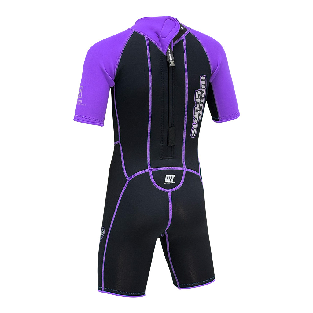 3.5mm 兒童 CR 游泳連身保暖衣 - 紫