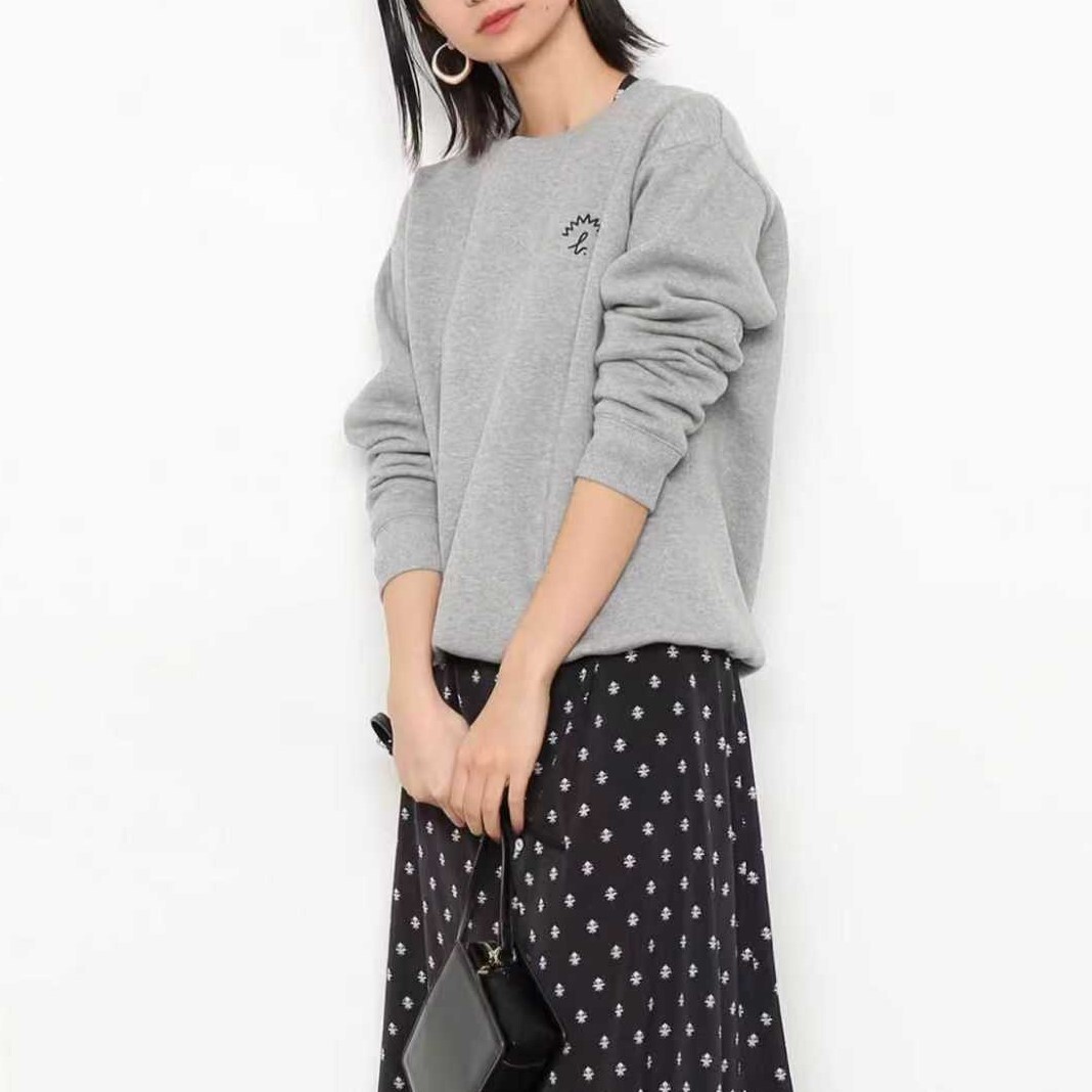 agnes b.印花圓領衛衣