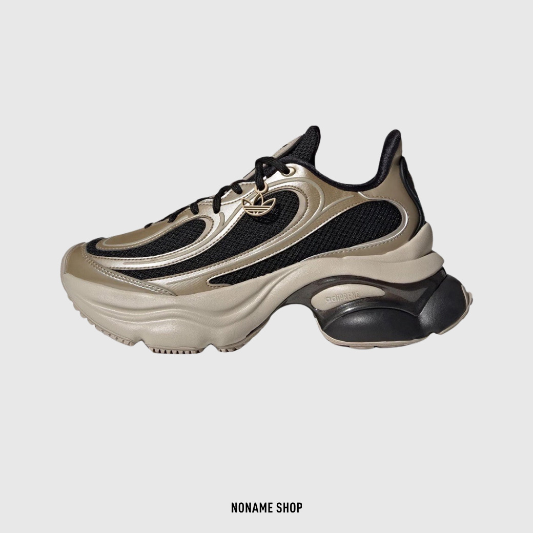 ADIDAS ORIGINALS OZVENUZ 增高 花朵 老爹鞋 小巴黎世家 古銅金 (女款)