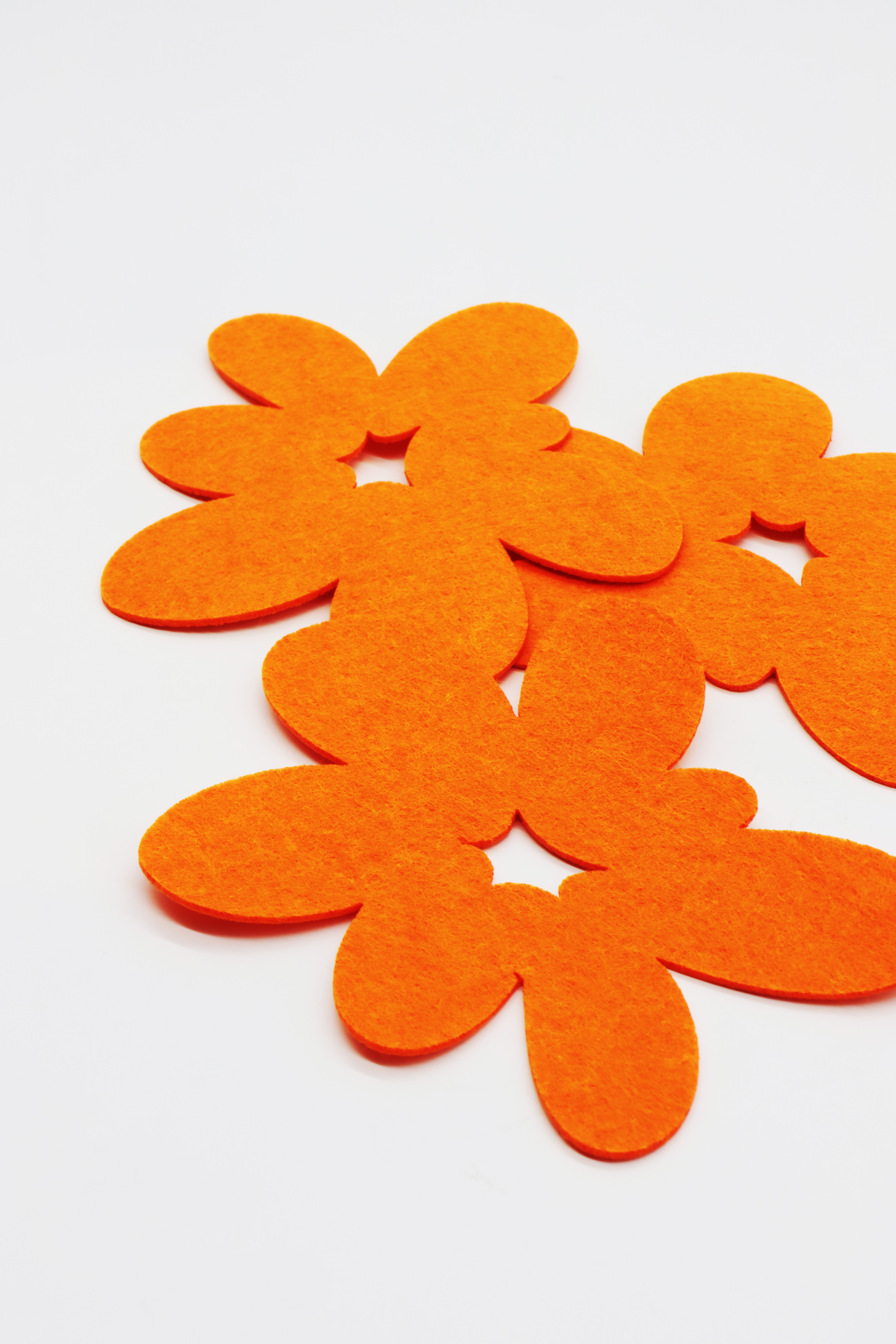 【To Smile】 花朵毛氈杯墊