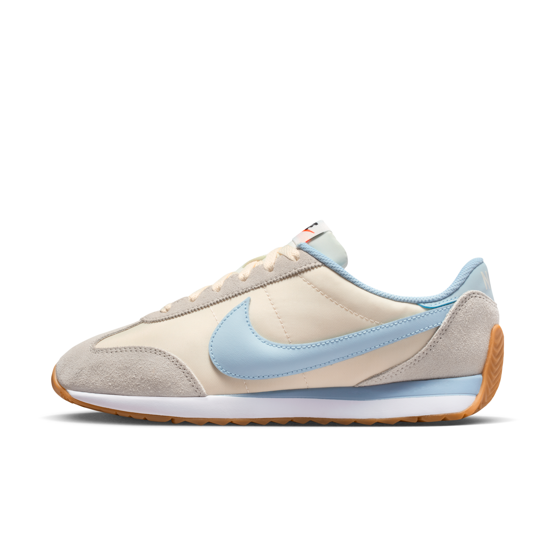 女鞋 NIKE W PACIFIC 象牙白藍 復古 麂皮 膠底 經典 休閒鞋【HM4771-110】