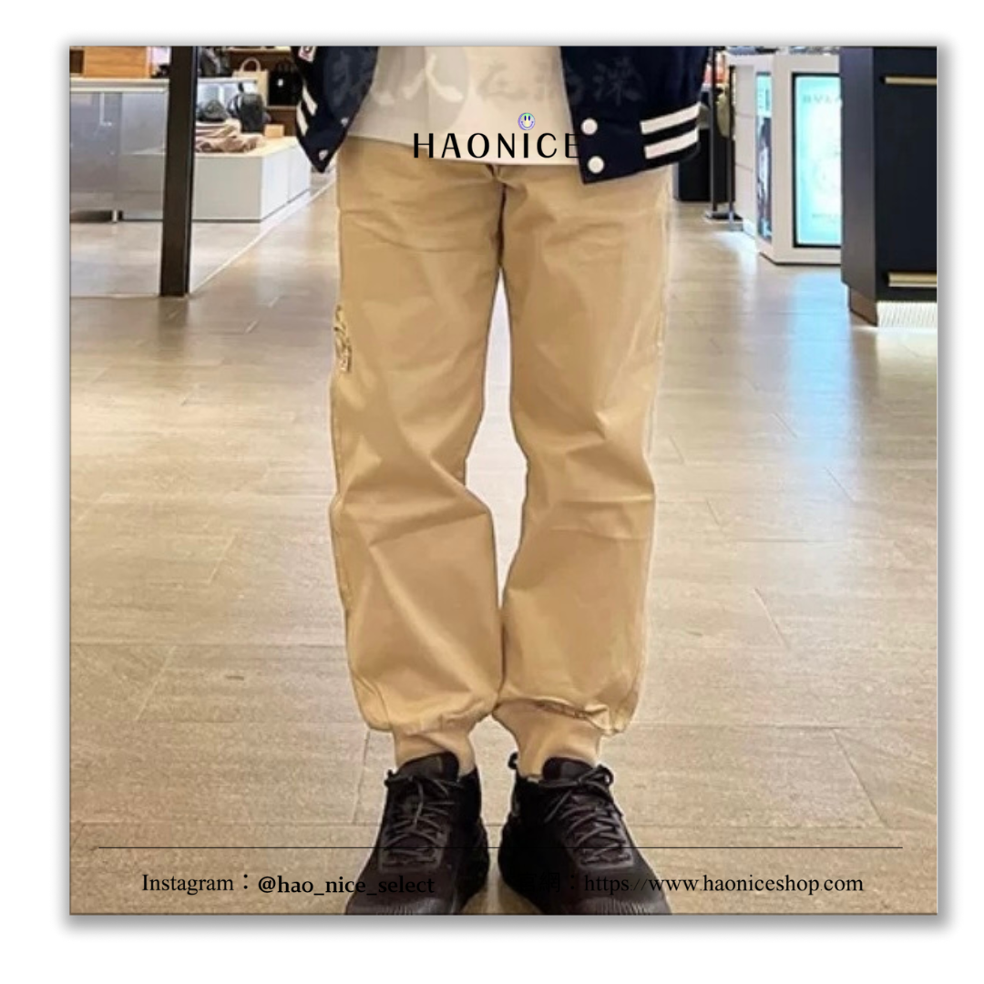 【HAO NICE 】100%日本正品🇰🇷 Aape  25FW 秋冬新款 素色簡約素口褲Jogger 休閒保暖長褲 6945XXK