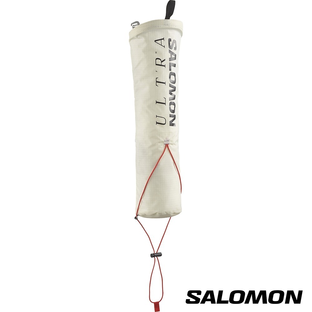 SALOMON ULTRA 手杖收納袋 香草白/黑
