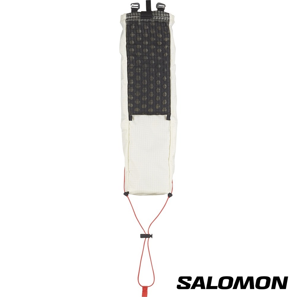 SALOMON ULTRA 手杖收納袋 香草白/黑