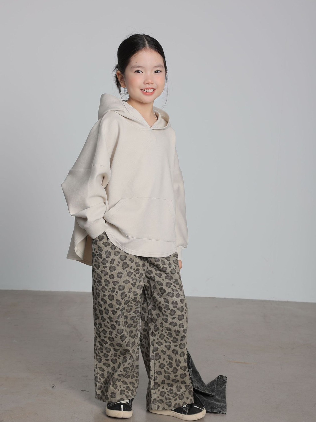 日系純色連帽上衣|大人