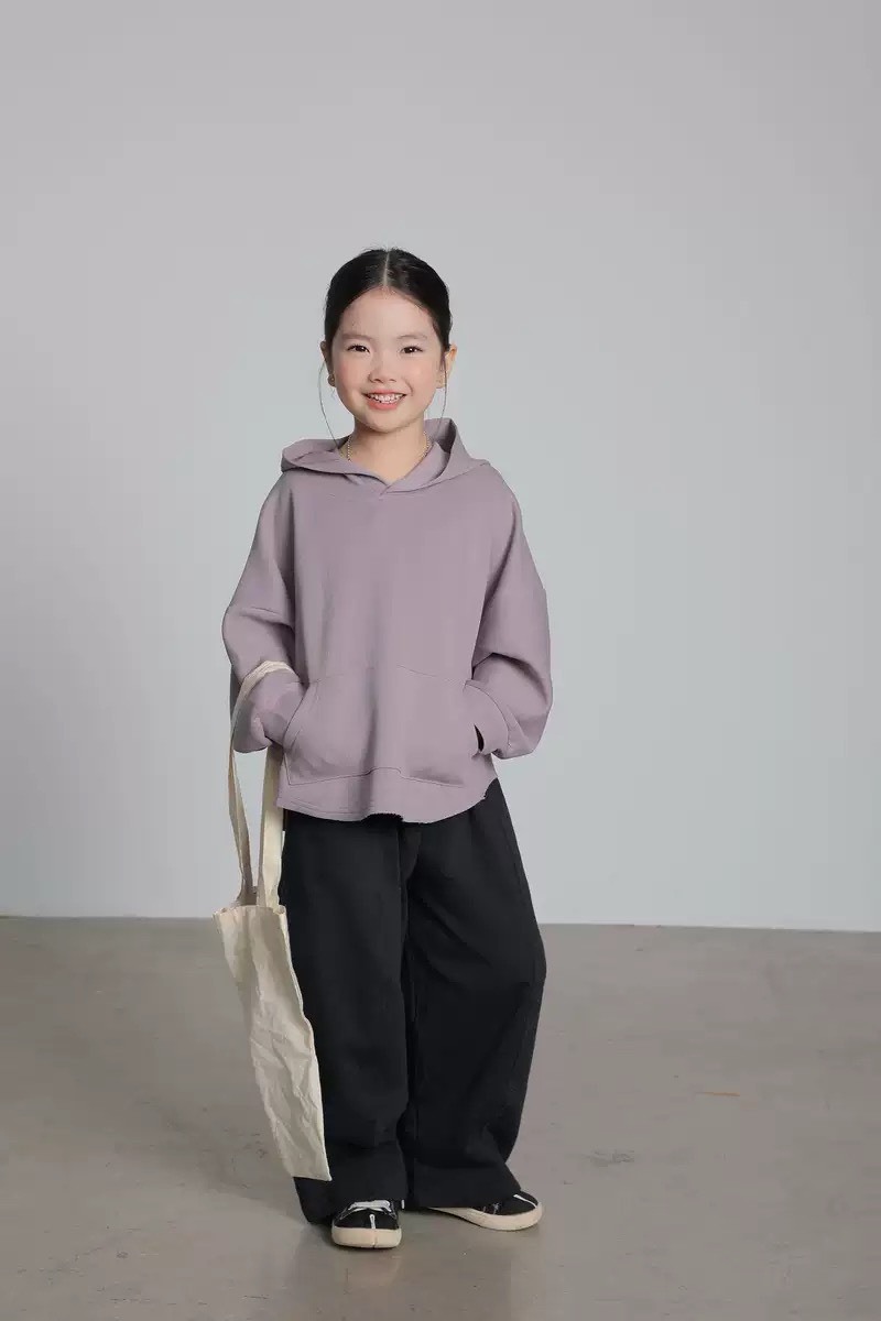 日系純色連帽上衣|大人