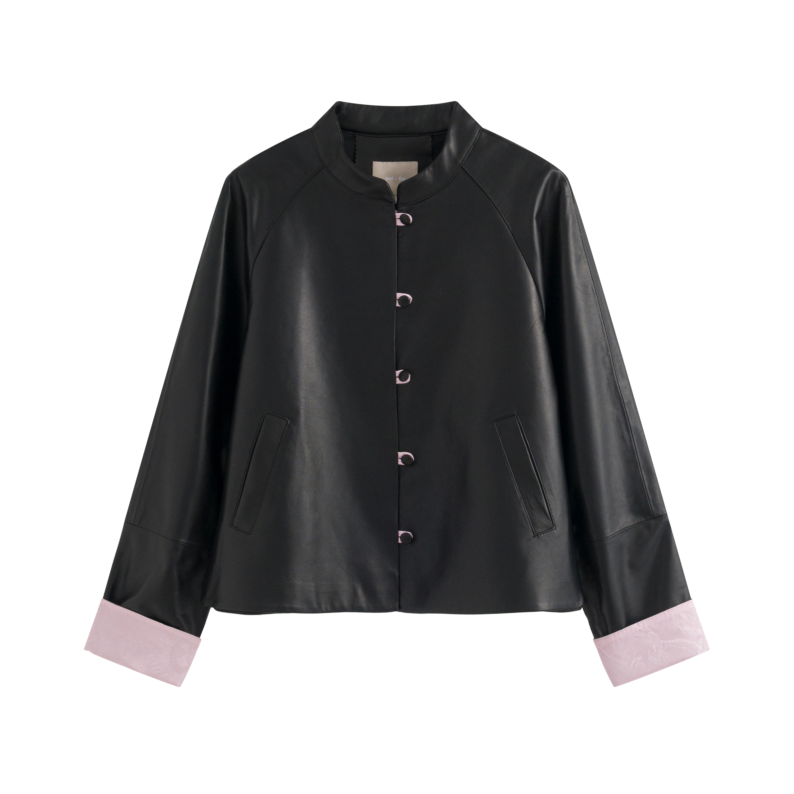 mi-tu 新中式羊皮外套