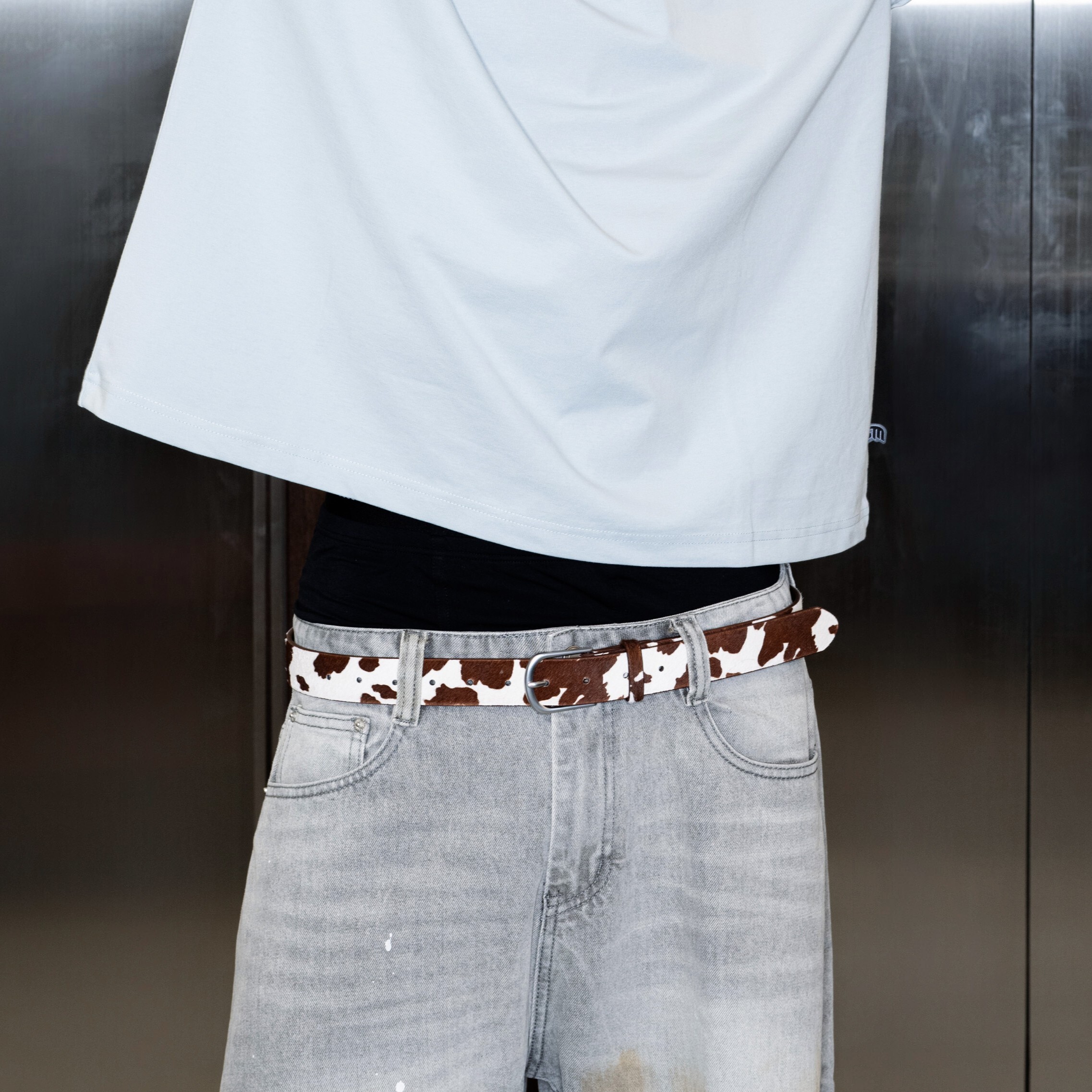 SIMONMADE ACC-2509 荒原毛流 豹紋 乳牛 皮帶