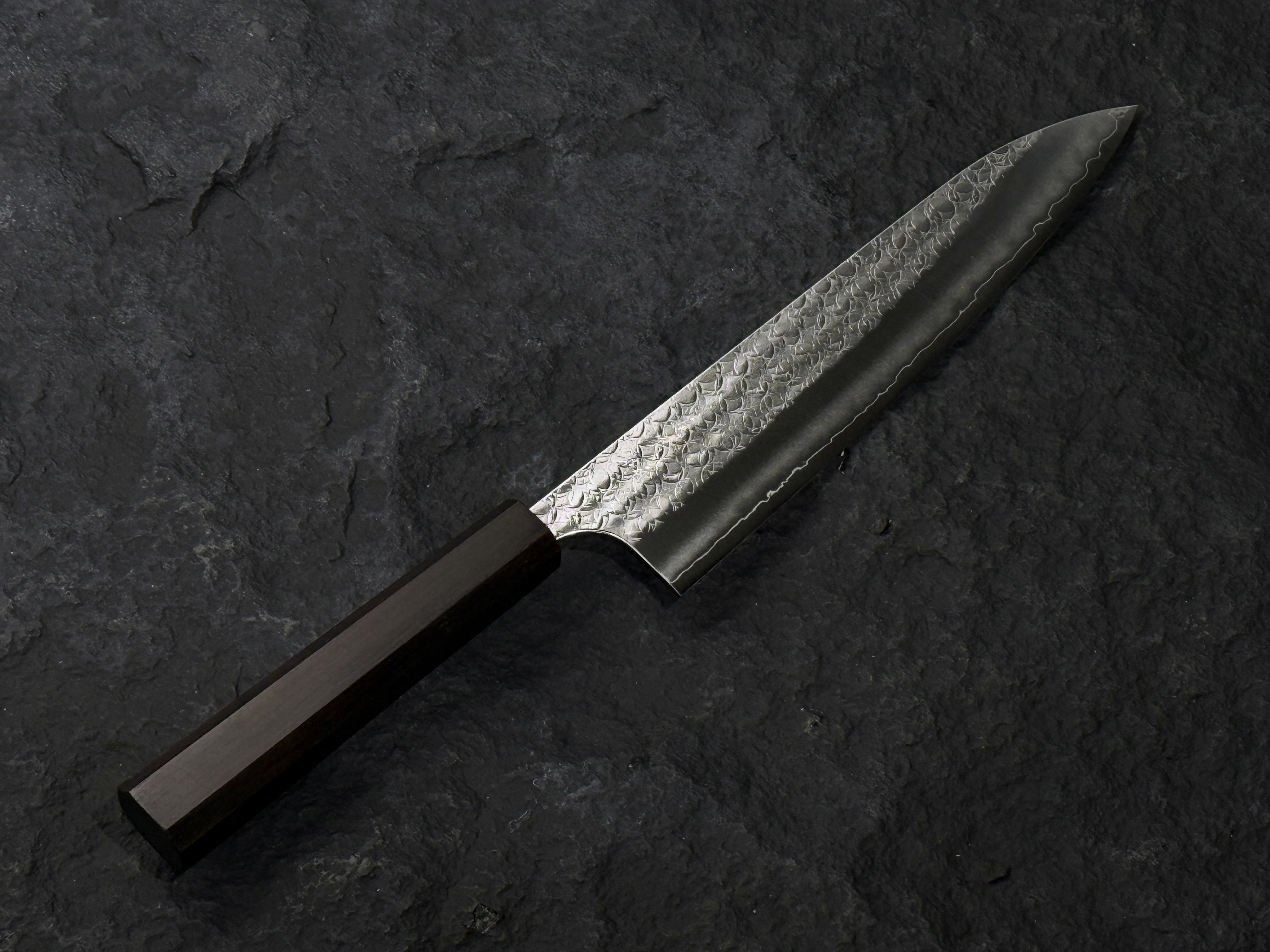 加藤義実 SG2粉末鋼 水面槌目 牛刀