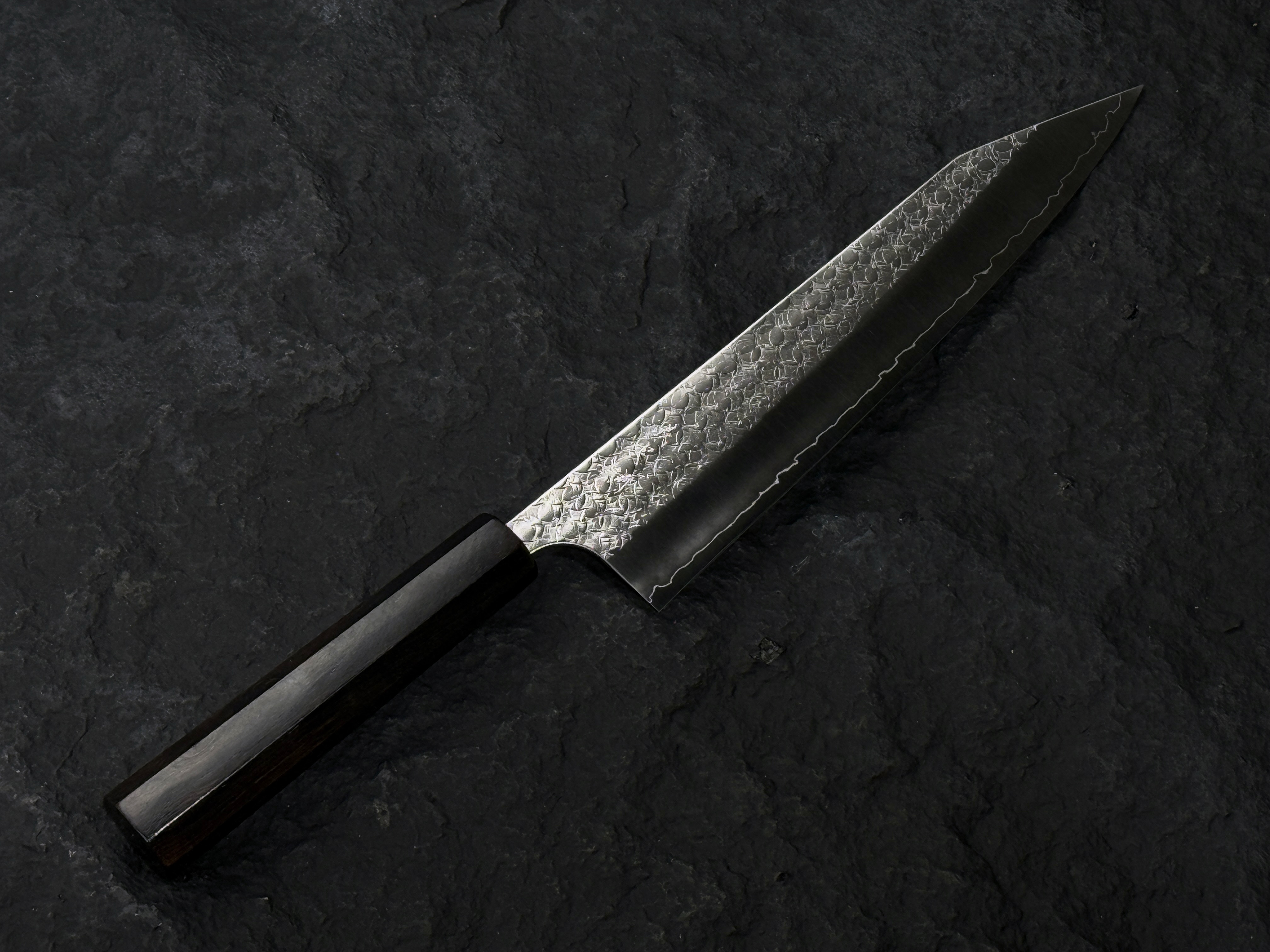 加藤義実 SG2粉末鋼 水面槌目 切付牛刀