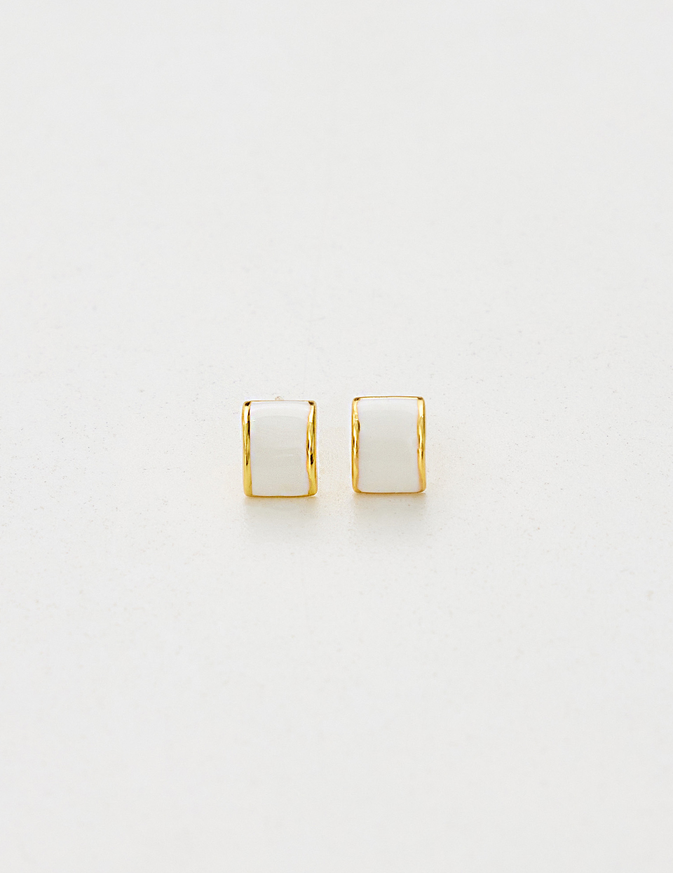 簡約畫釉。針式耳環