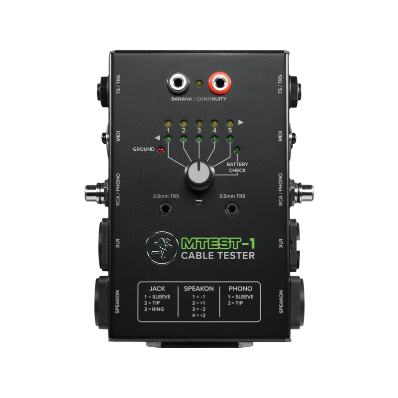 Mackie MTest-1｜多功能線材測試器
