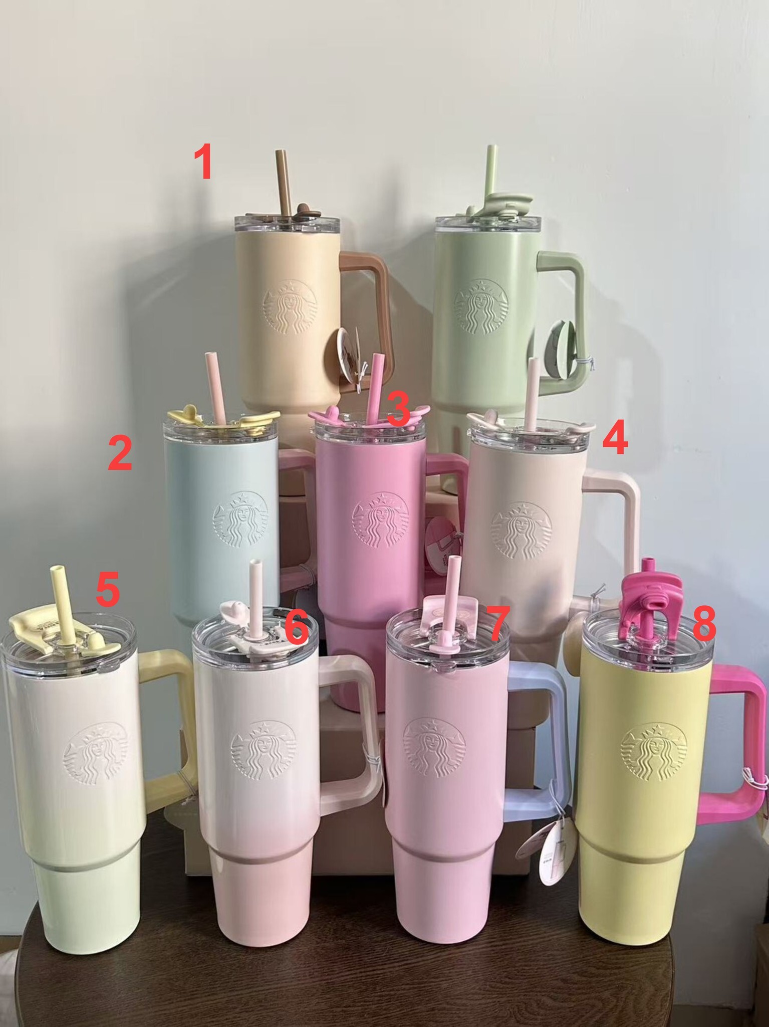 多巴胺冰霸杯 STARBUCKS 星巴克 大容量 不鏽鋼 吸管杯 900ML