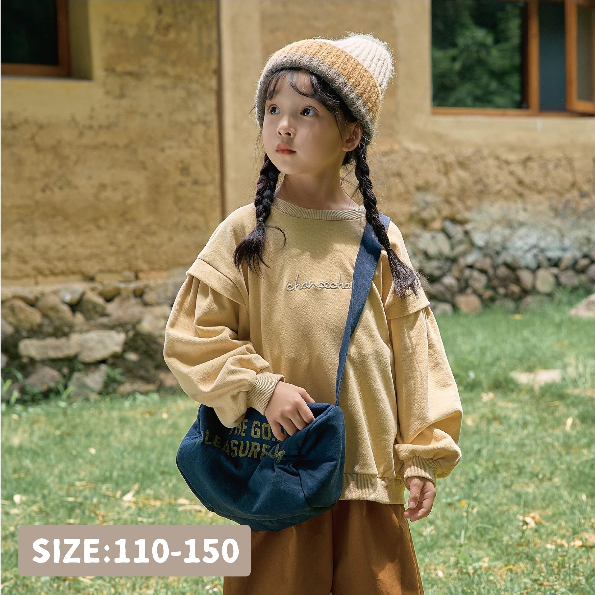 【H35253】質感英字刺繡舒適上衣