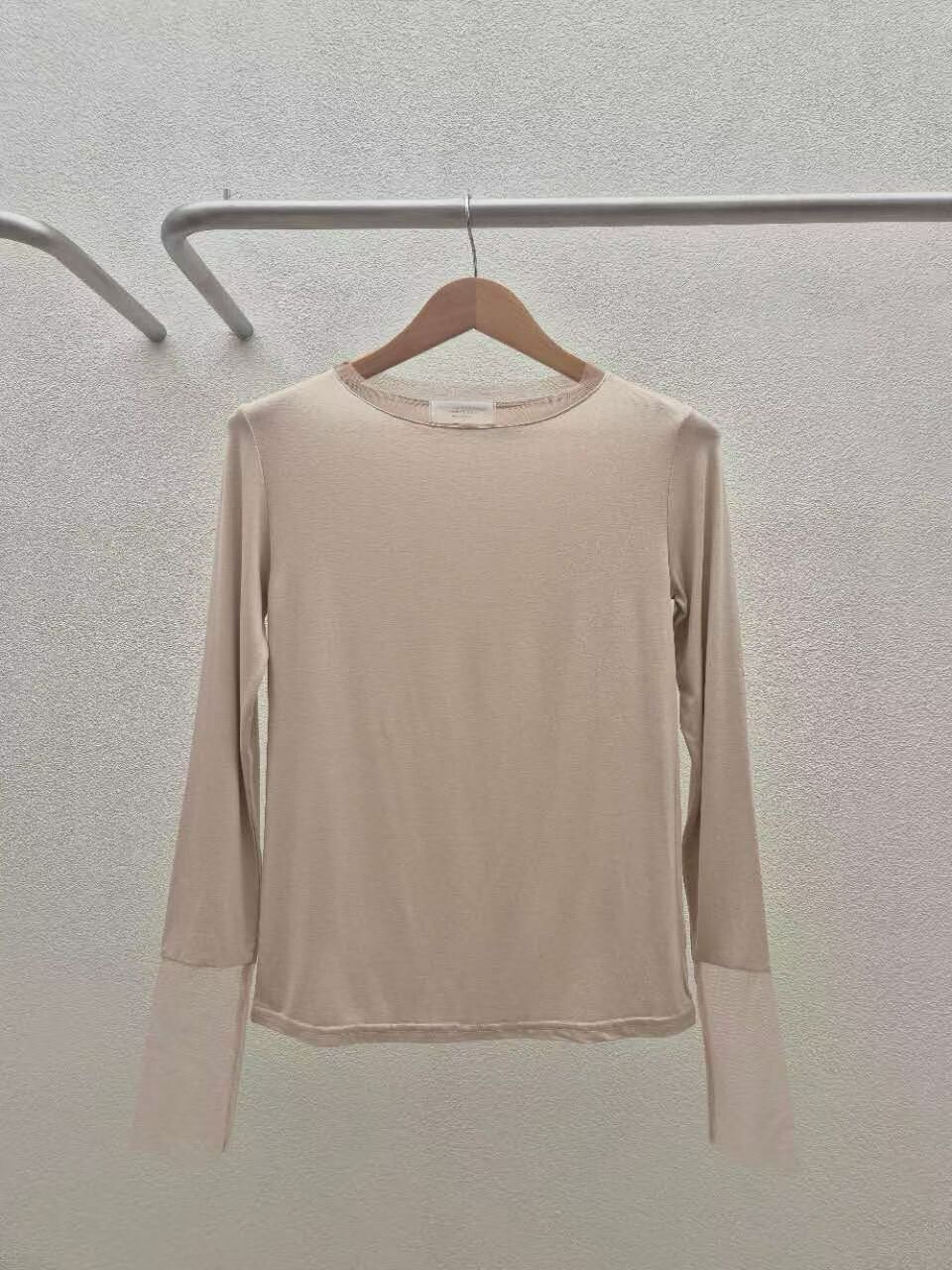 滾紗邊棉毛貼身上衣