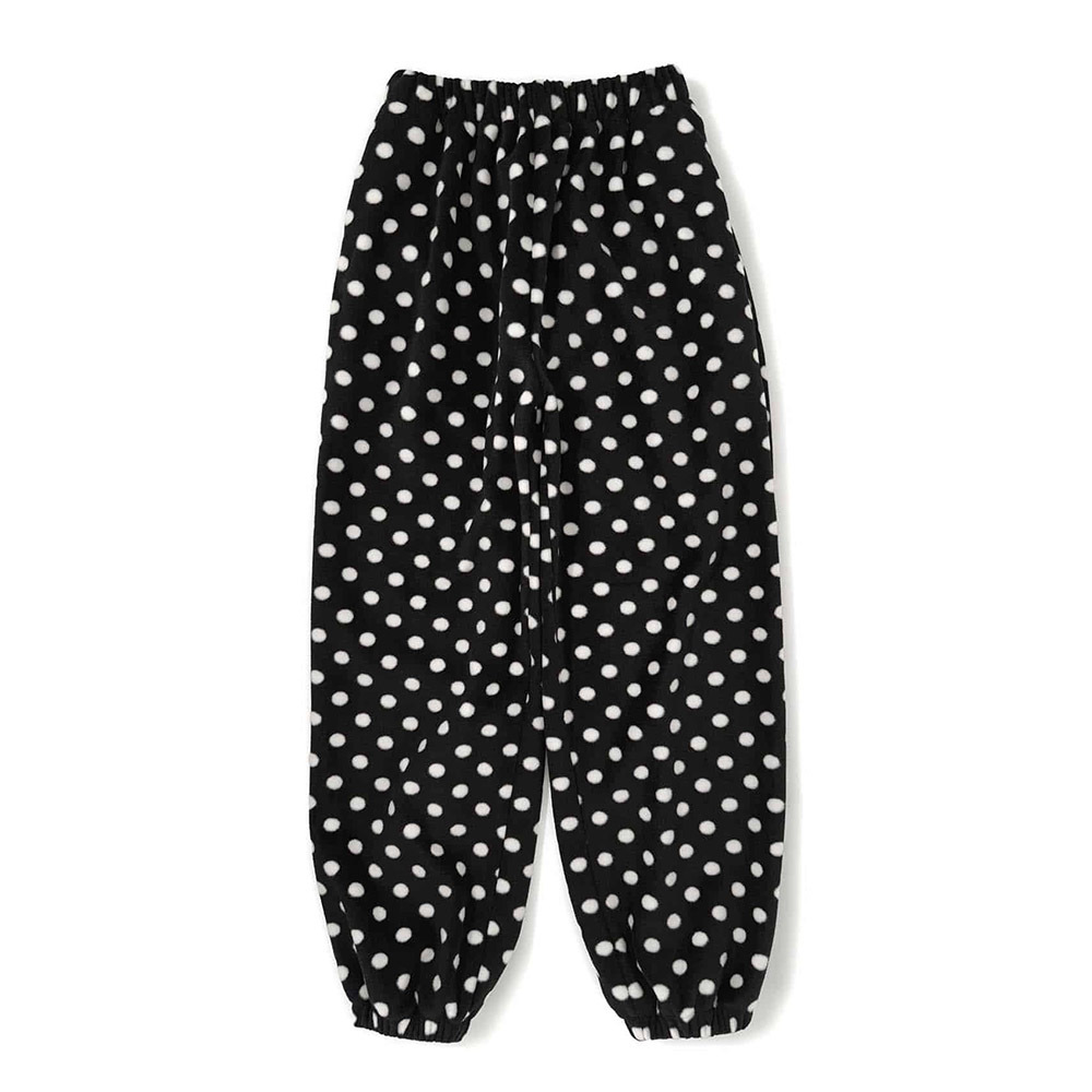 NERDOG｜圓點羊毛長褲(黑色）－大人系列