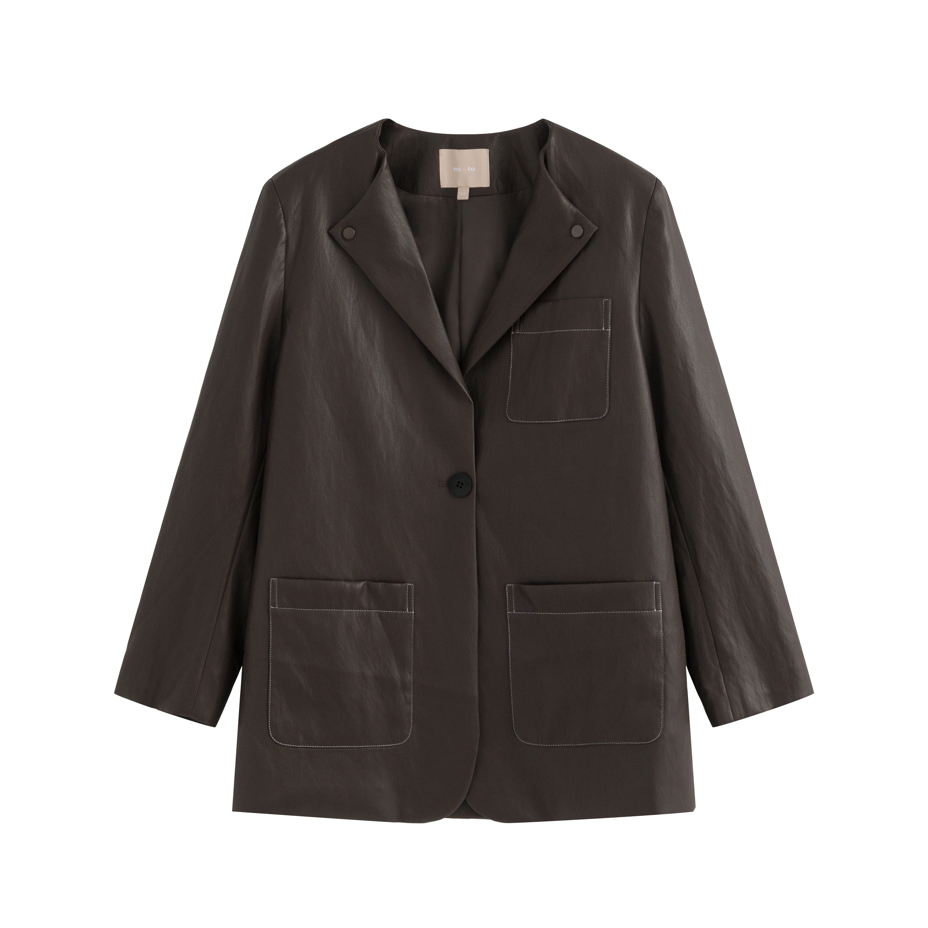 mi-tu 皮衣外套