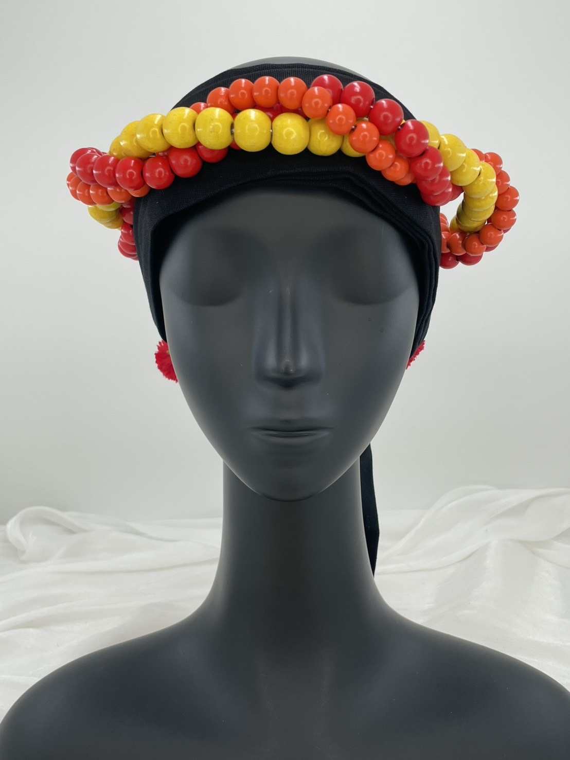 No.35木珠花環56cm