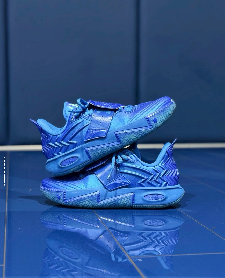 <連線代購商品>男鞋 ANTA KAI 2 'King of the Court' 寶藍色 單打王 冠軍腰帶 魔鬼氈可拆 籃球鞋【112611110S-5】歐文2