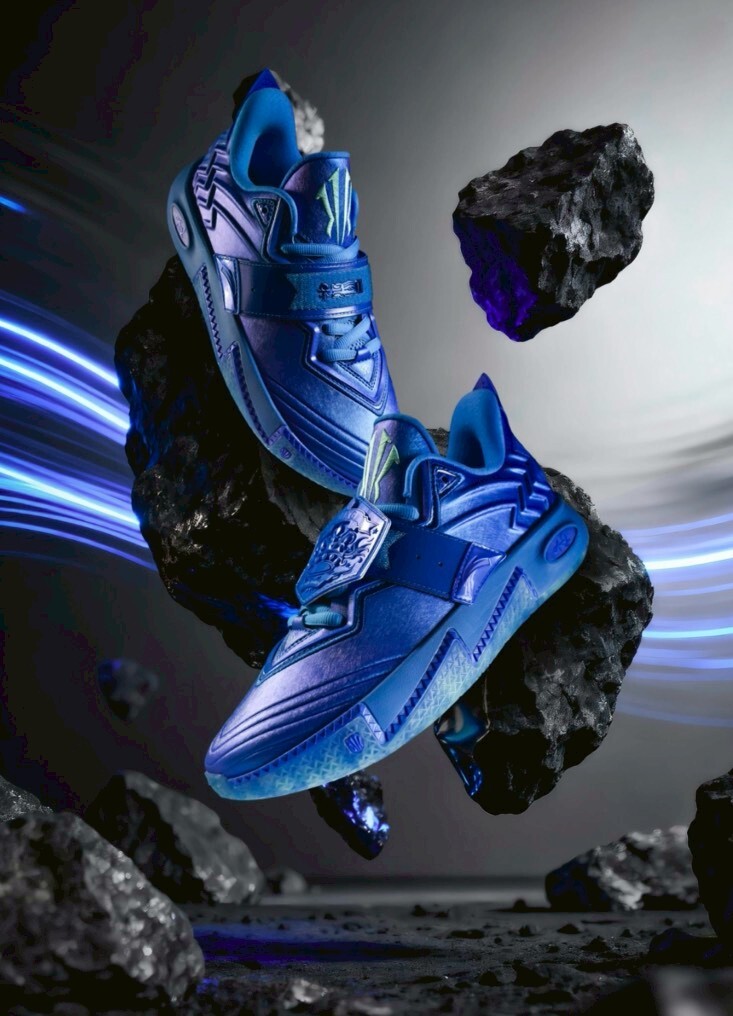 <連線代購商品>男鞋 ANTA KAI 2 'King of the Court' 寶藍色 單打王 冠軍腰帶 魔鬼氈可拆 籃球鞋【112611110S-5】歐文2