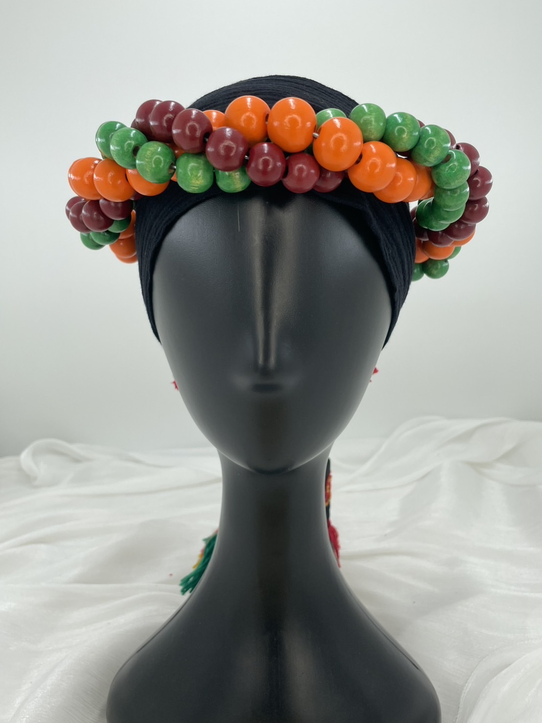 No.37木珠花環54cm