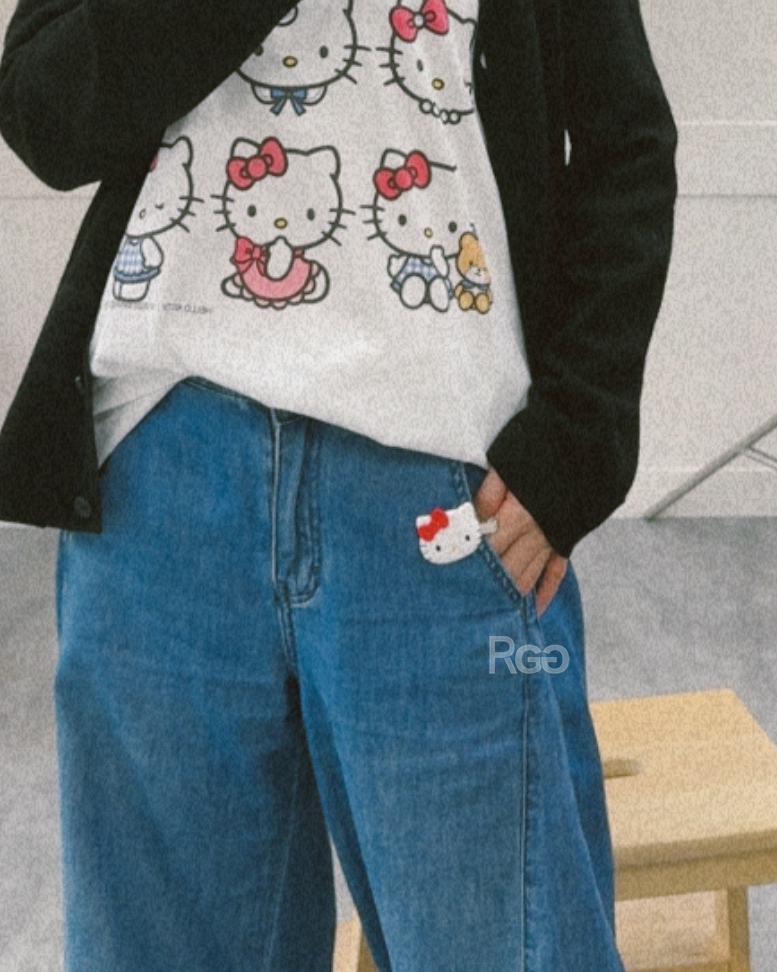 Hello Kitty GD同款 三麗鷗髮夾 實帶照