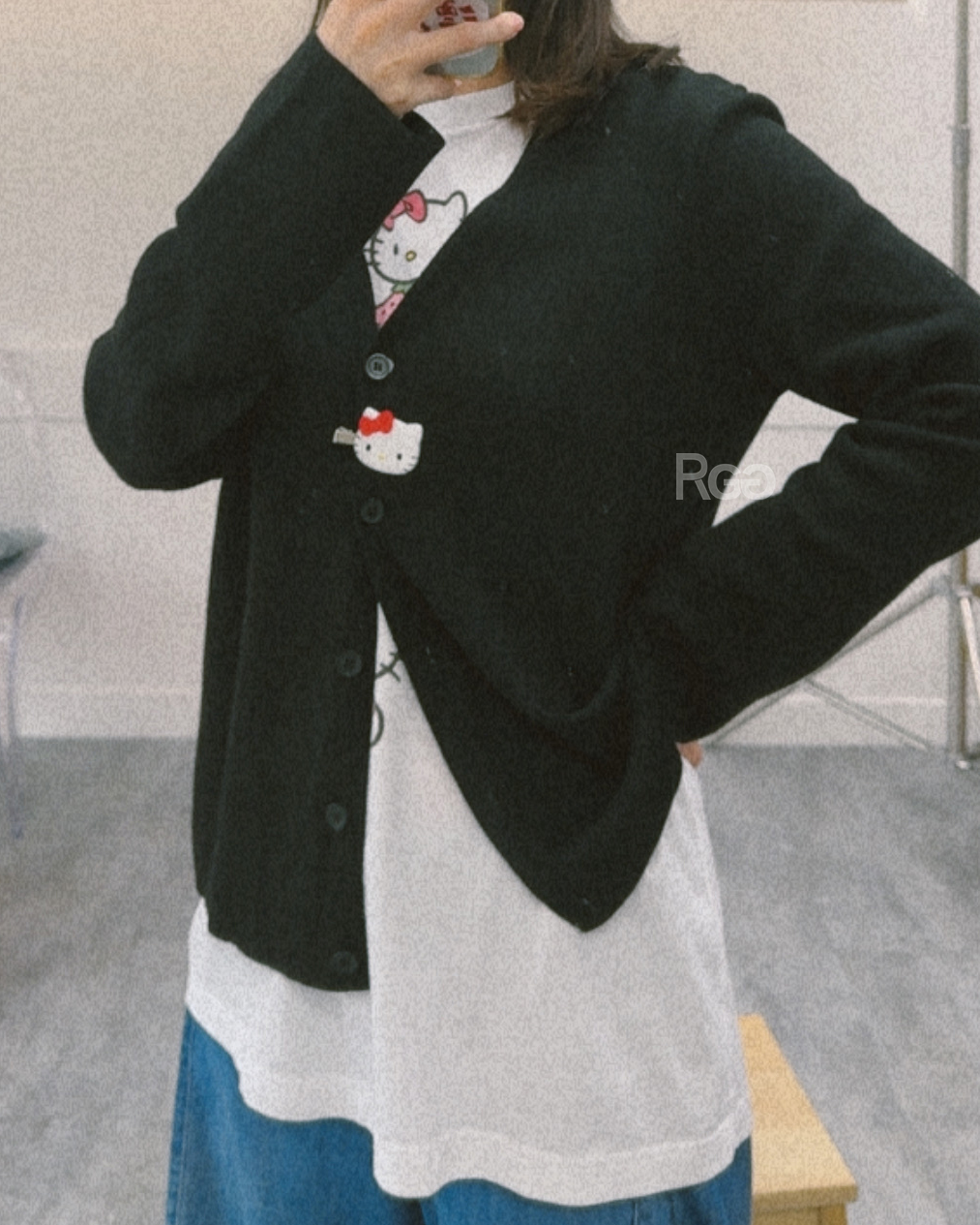 Hello Kitty Sanrio GD同款 三麗鷗髮夾 實帶照