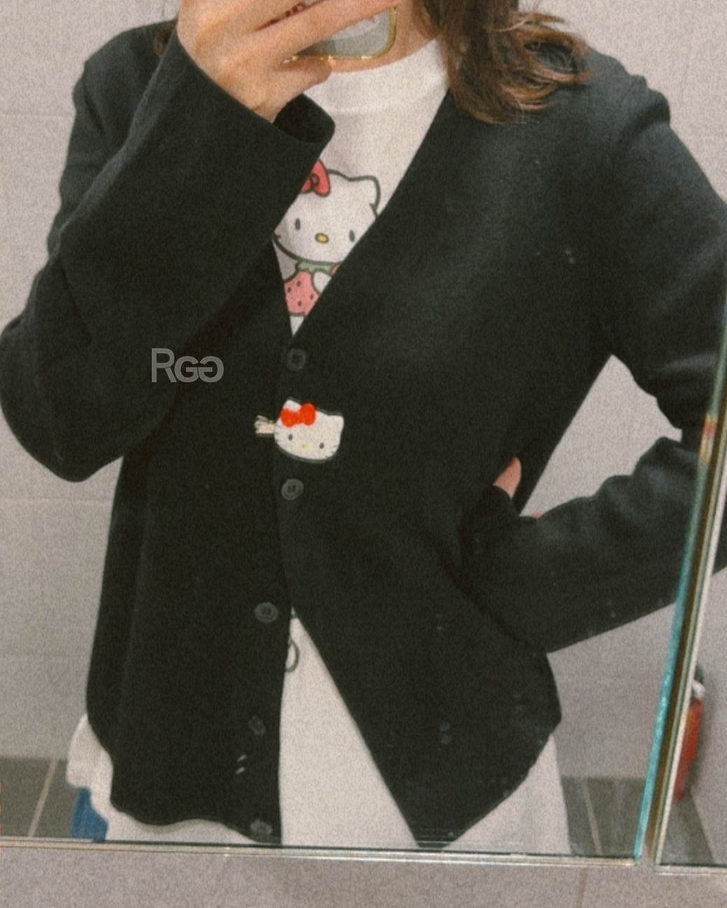 Hello Kitty Sanrio GD同款髮夾 實帶照