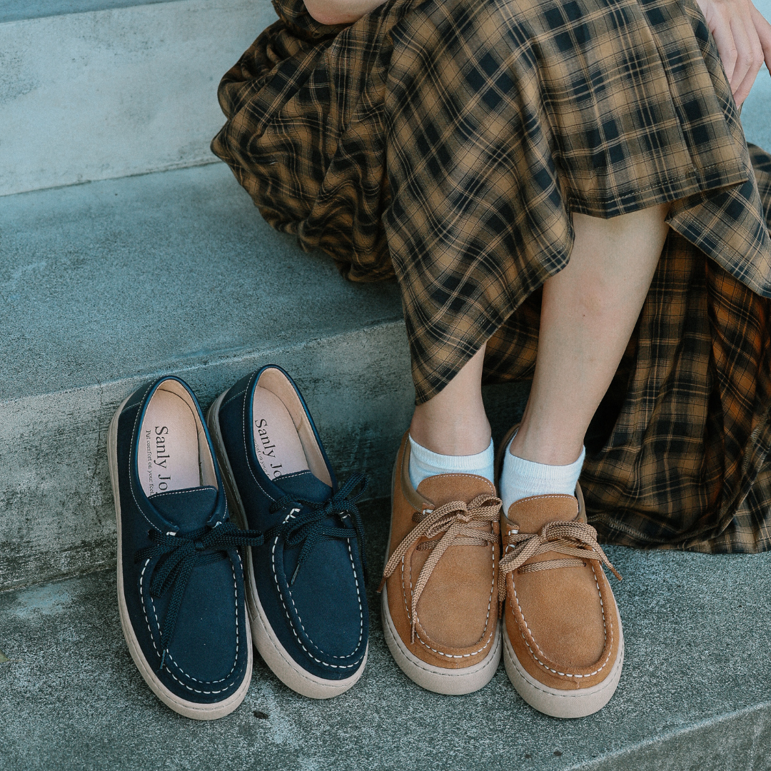 莉維亞 麂皮袋鼠鞋(真皮女鞋/防潑水/久站不累)