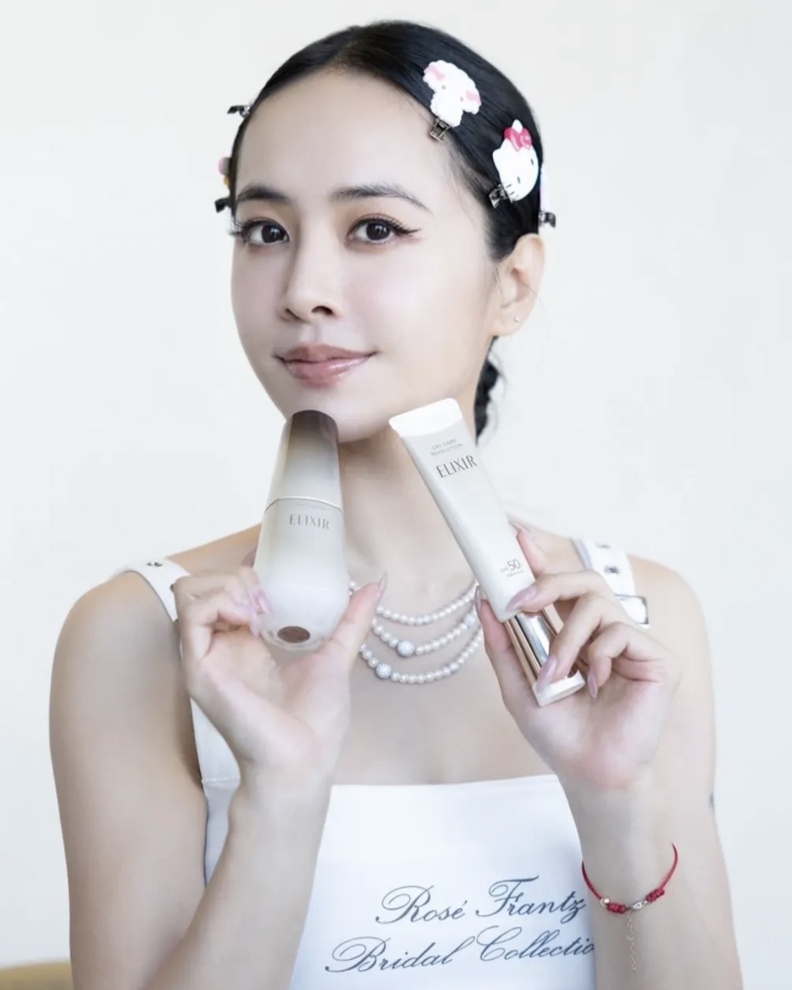 Hello Kitty Sanrio GD同款 三麗鷗髮夾 Jolin實戴照