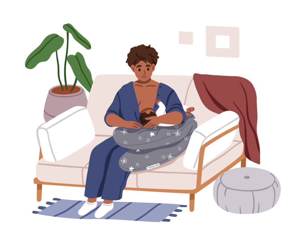 雙層哺乳枕:提供加倍支撐