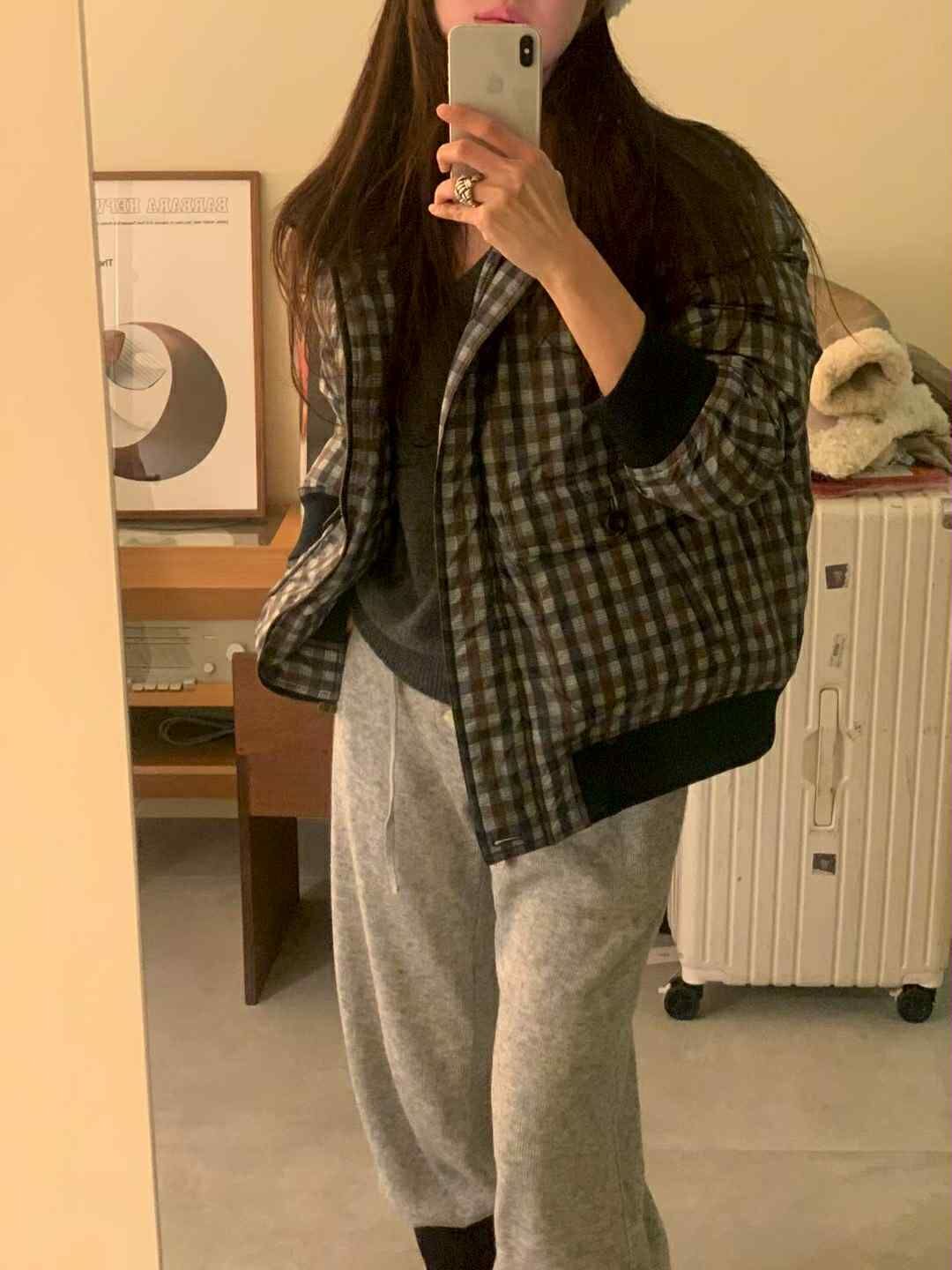 QC18 精品感 100% 鵝絨泰迪熊領外套