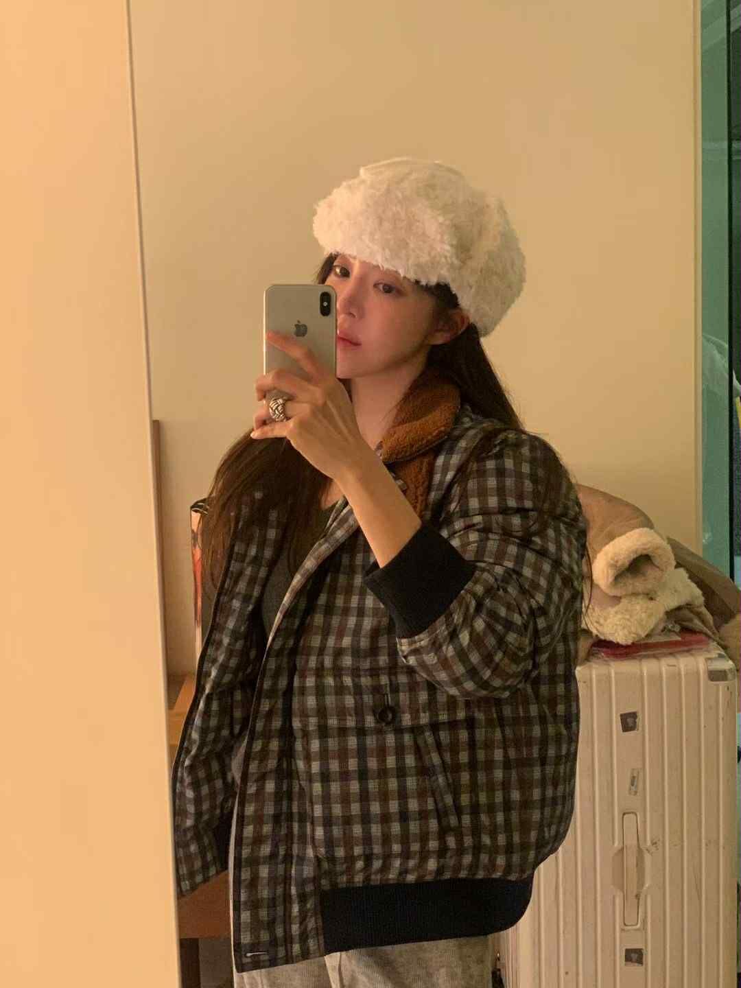 QC18 精品感 100% 鵝絨泰迪熊領外套