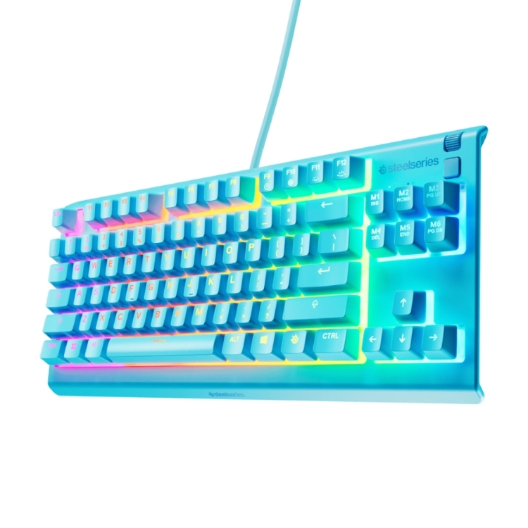 SteelSeries APEX 3 TKL 防水靜音有線鍵盤 (Aqua)