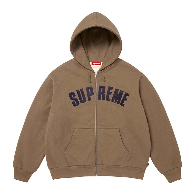 Supreme Arc Thermal Lined Zip Up Hooded 卡其色 連帽外套 SUP-556 [台灣現貨]
