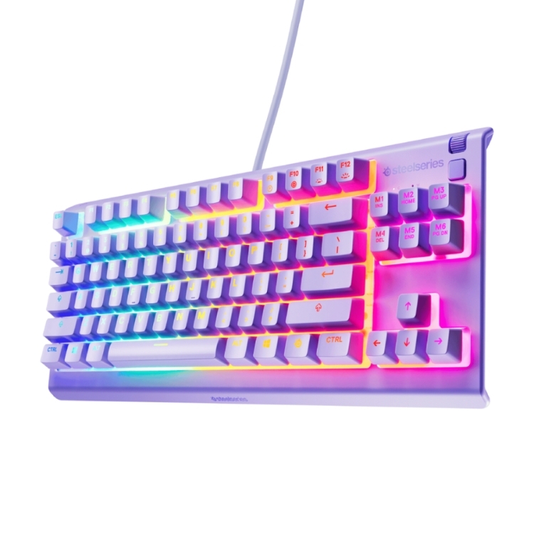 SteelSeries APEX 3 TKL 防水靜音有線鍵盤 (Lavender)