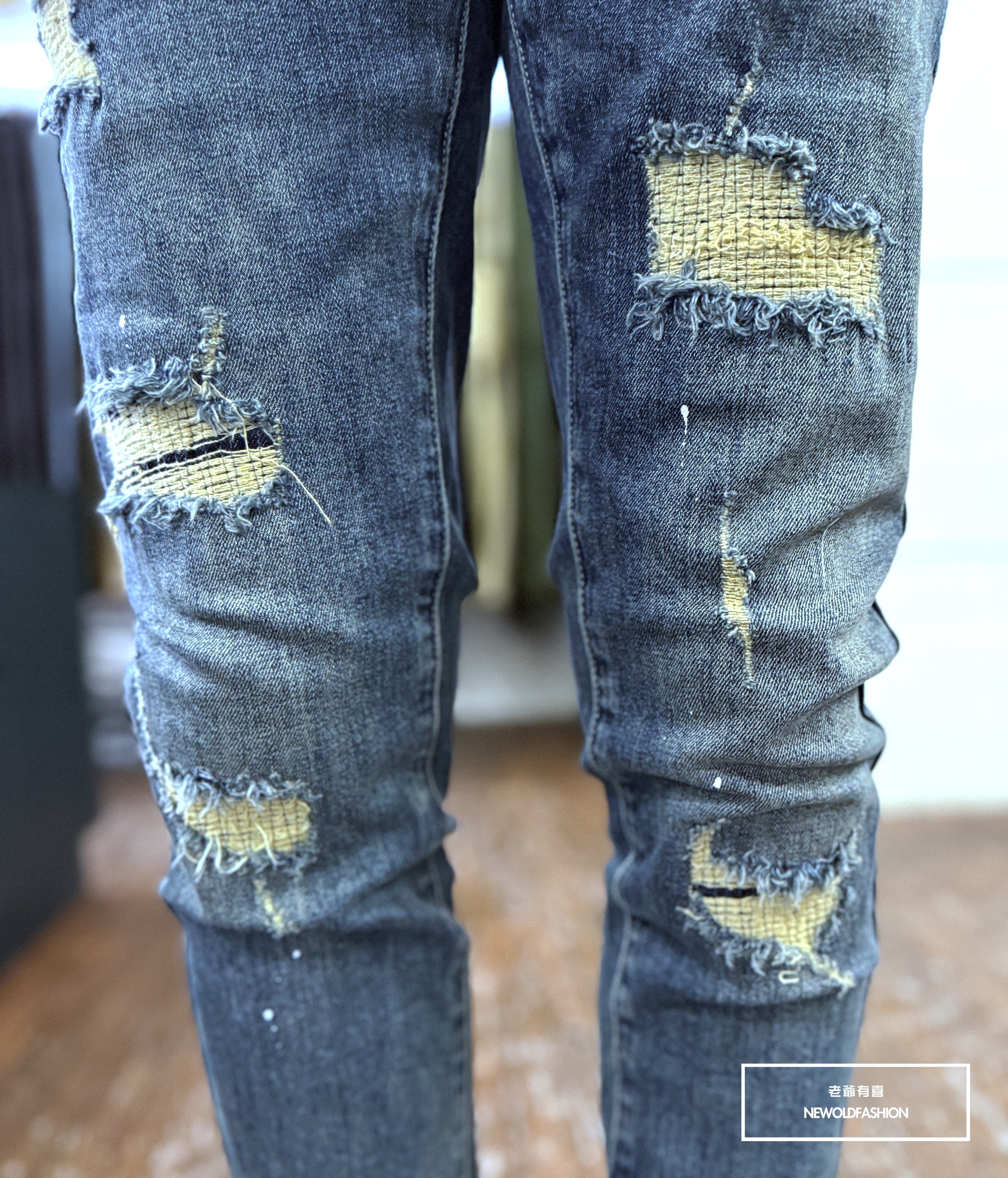 『新品上市』重磅噴漆大破壞小直筒(NOF25101588)