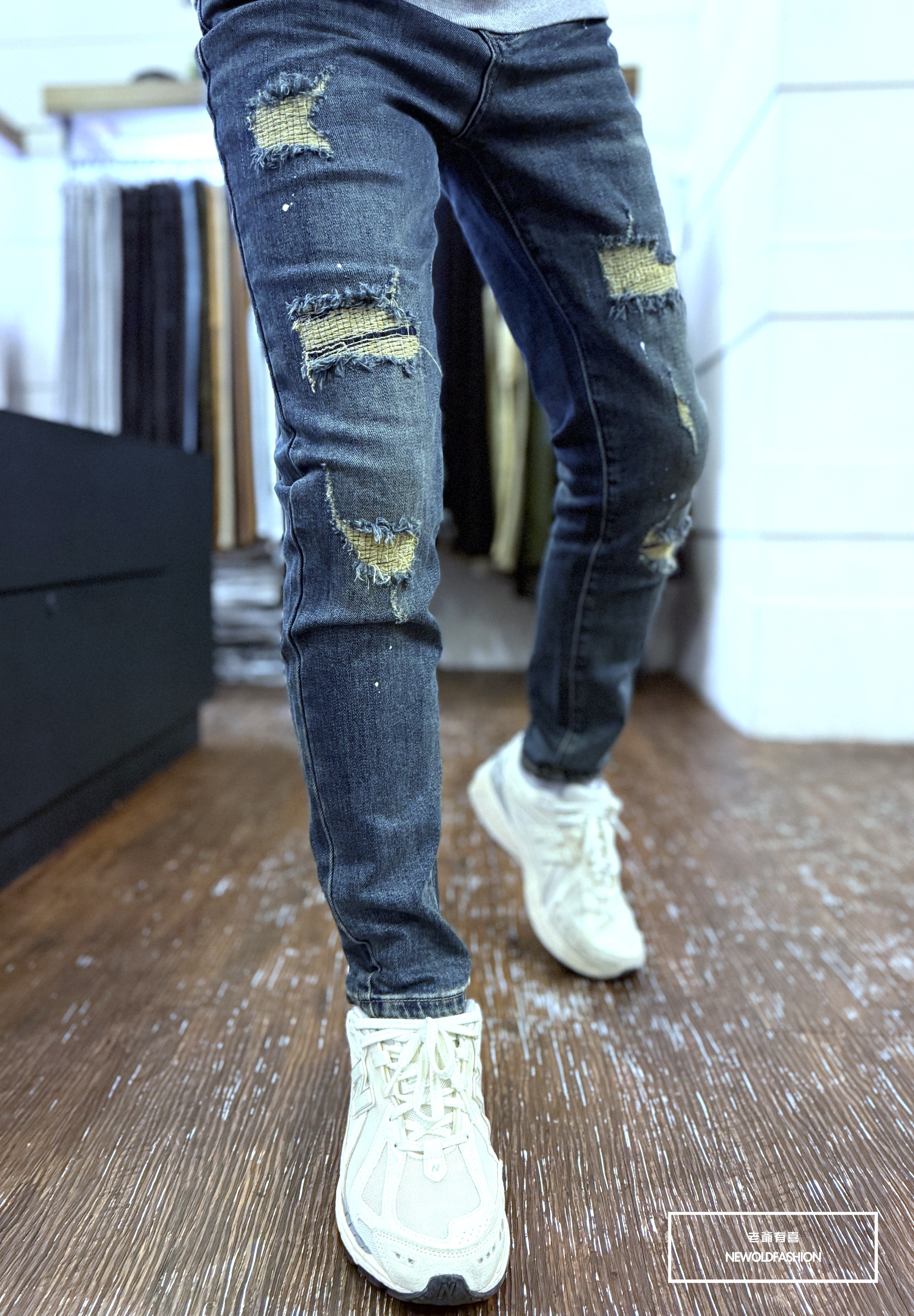 『新品上市』重磅噴漆大破壞小直筒(NOF25101588)