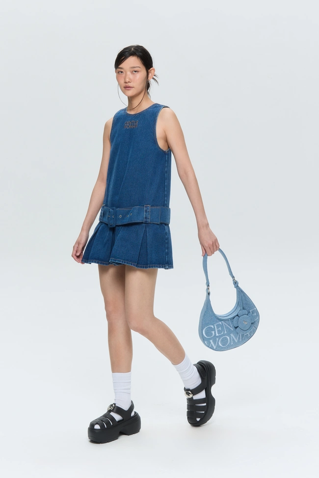 Gentle Woman Luna Petal Shoulder Bag( Denim)